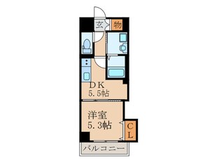 THE SQUARE Central Residenceの物件間取画像